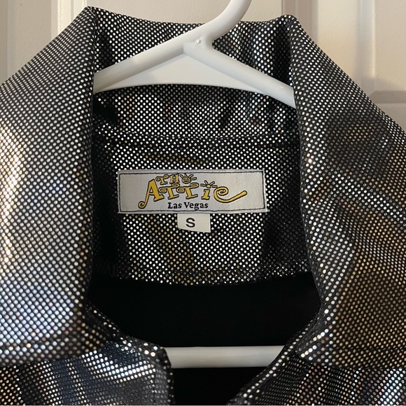 The Attic Las Vegas metallic dress Small - Picture 16 of 17